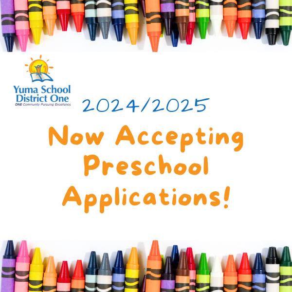 2023-2024 Now Accepting Preschool Applications