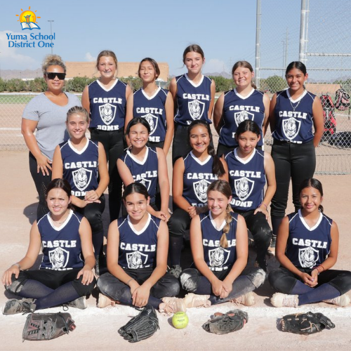 Castle Dome Middle School Girls Softball team