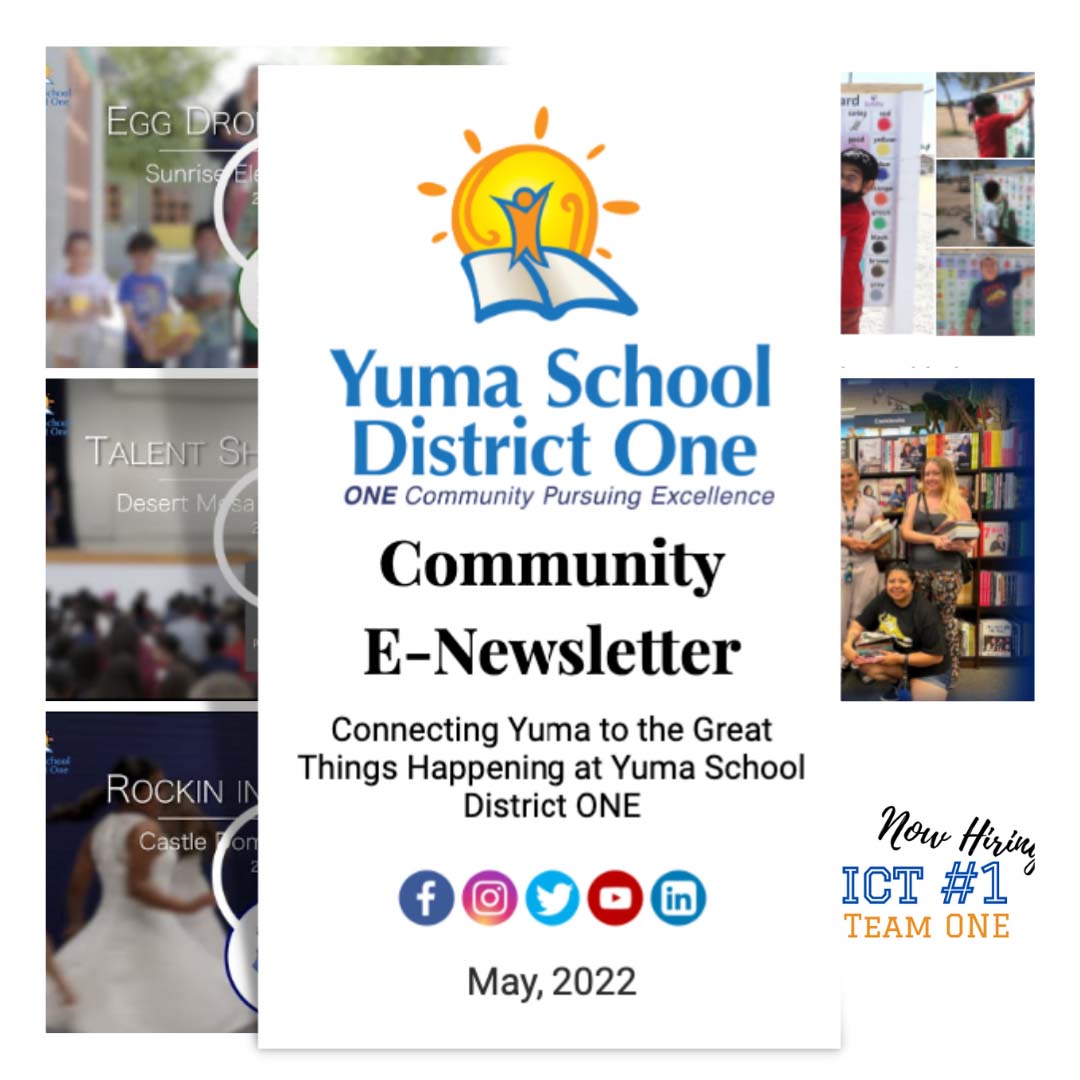 Community E-Newsletter flyer